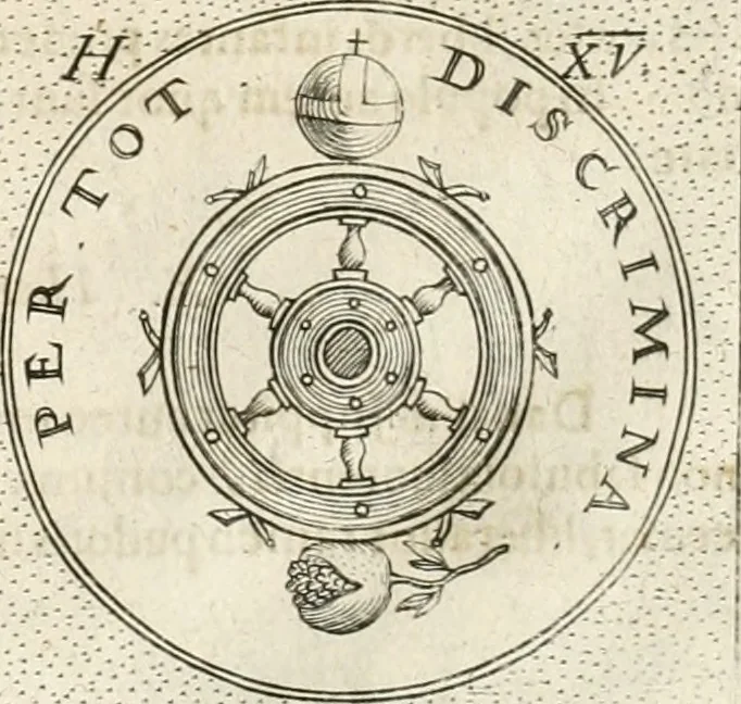 An illustration from Symbola diuina & humana pontificum, imperatorum, regum, 1652, leaf 45