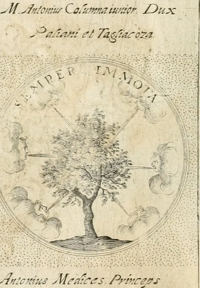 An illustration from Symbola diuina & humana pontificum, imperatorum, regum, 1652, leaf 455