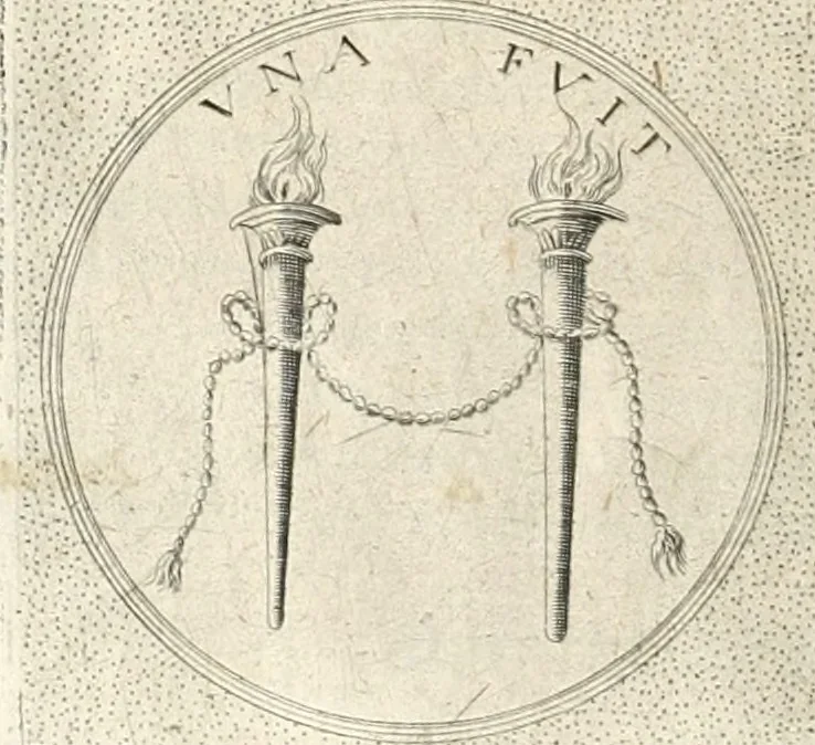 An illustration from Symbola diuina & humana pontificum, imperatorum, regum, 1652, leaf 455