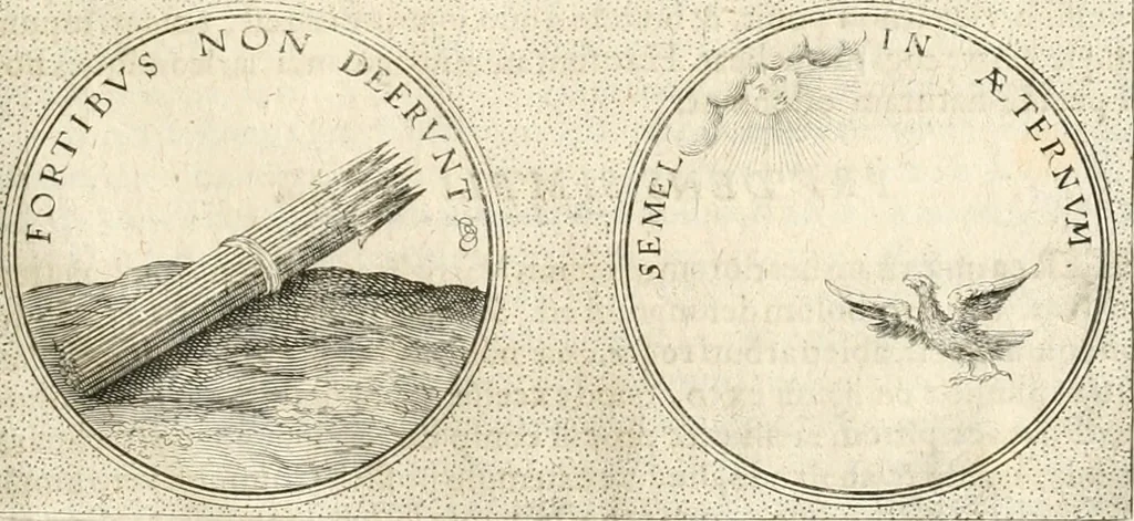 An illustration from Symbola diuina & humana pontificum, imperatorum, regum, 1652, leaf 462