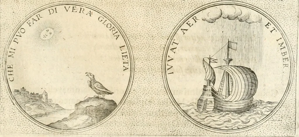 An illustration from Symbola diuina & humana pontificum, imperatorum, regum, 1652, leaf 466