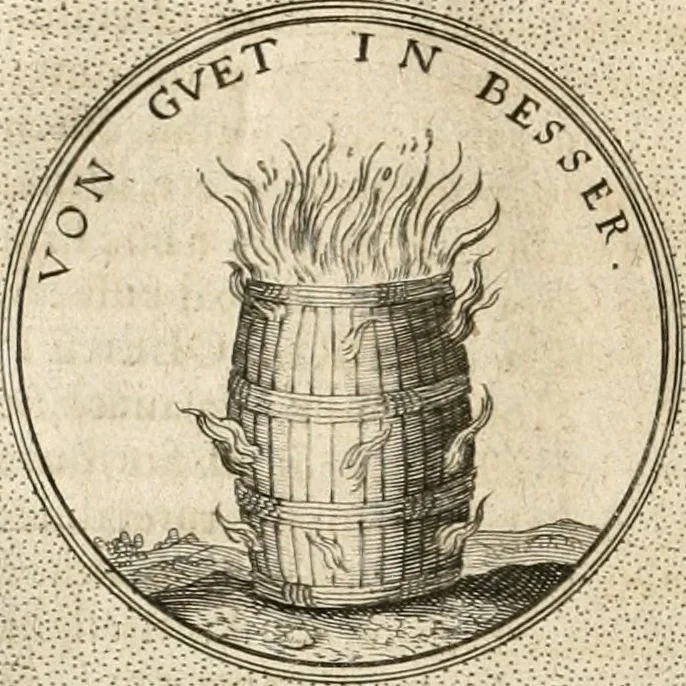 An illustration from Symbola diuina & humana pontificum, imperatorum, regum, 1652, leaf 483
