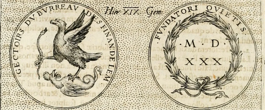 An illustration from Symbola diuina & humana pontificum, imperatorum, regum, 1652, leaf 49