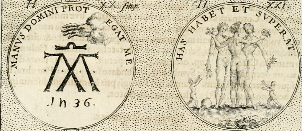 An illustration from Symbola diuina & humana pontificum, imperatorum, regum, 1652, leaf 49
