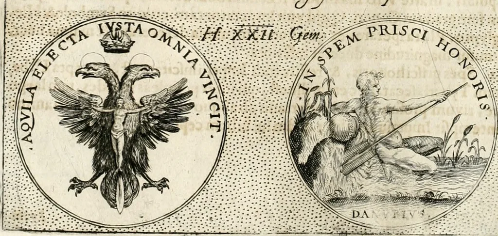An illustration from Symbola diuina & humana pontificum, imperatorum, regum, 1652, leaf 49