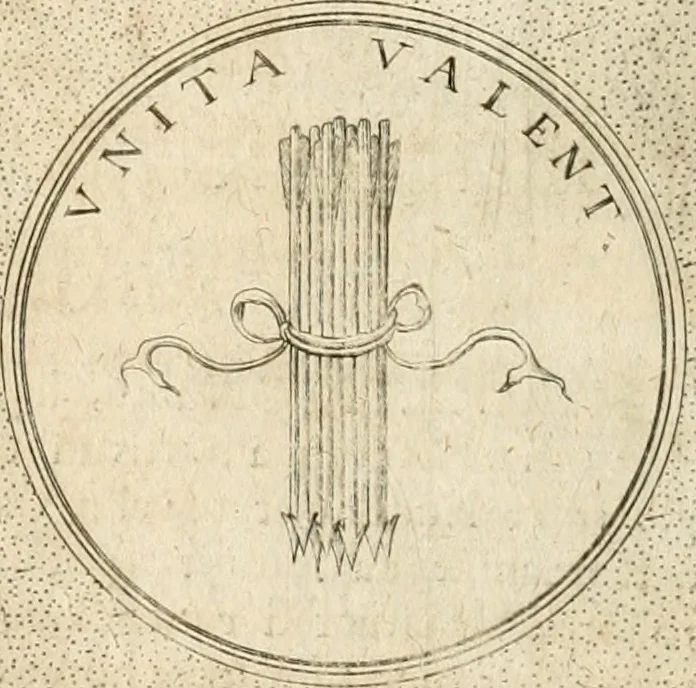 An illustration from Symbola diuina & humana pontificum, imperatorum, regum, 1652, leaf 491
