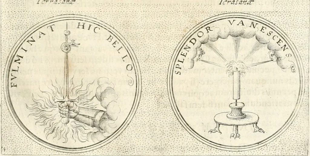 An illustration from Symbola diuina & humana pontificum, imperatorum, regum, 1652, leaf 506