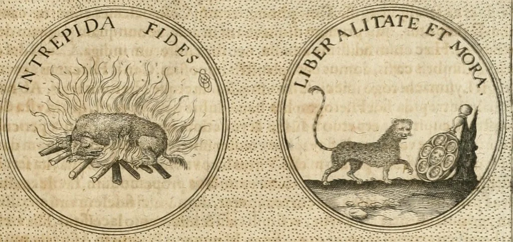 An illustration from Symbola diuina & humana pontificum, imperatorum, regum, 1652, leaf 514