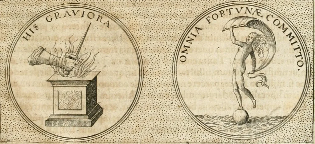 An illustration from Symbola diuina & humana pontificum, imperatorum, regum, 1652, leaf 514