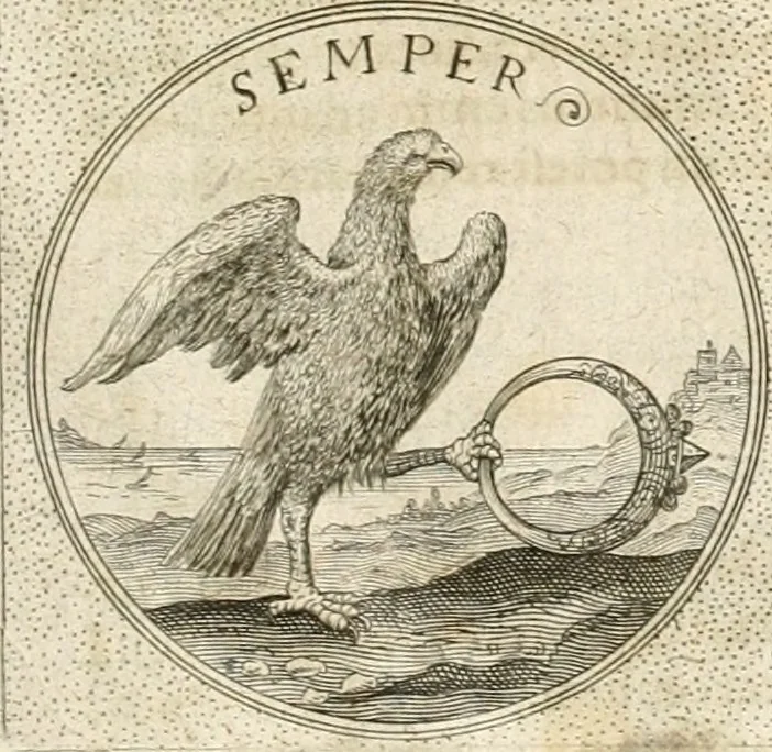 An illustration from Symbola diuina & humana pontificum, imperatorum, regum, 1652, leaf 518