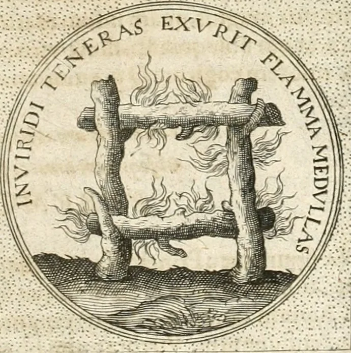 An illustration from Symbola diuina & humana pontificum, imperatorum, regum, 1652, leaf 518