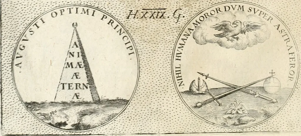 An illustration from Symbola diuina & humana pontificum, imperatorum, regum, 1652, leaf 53