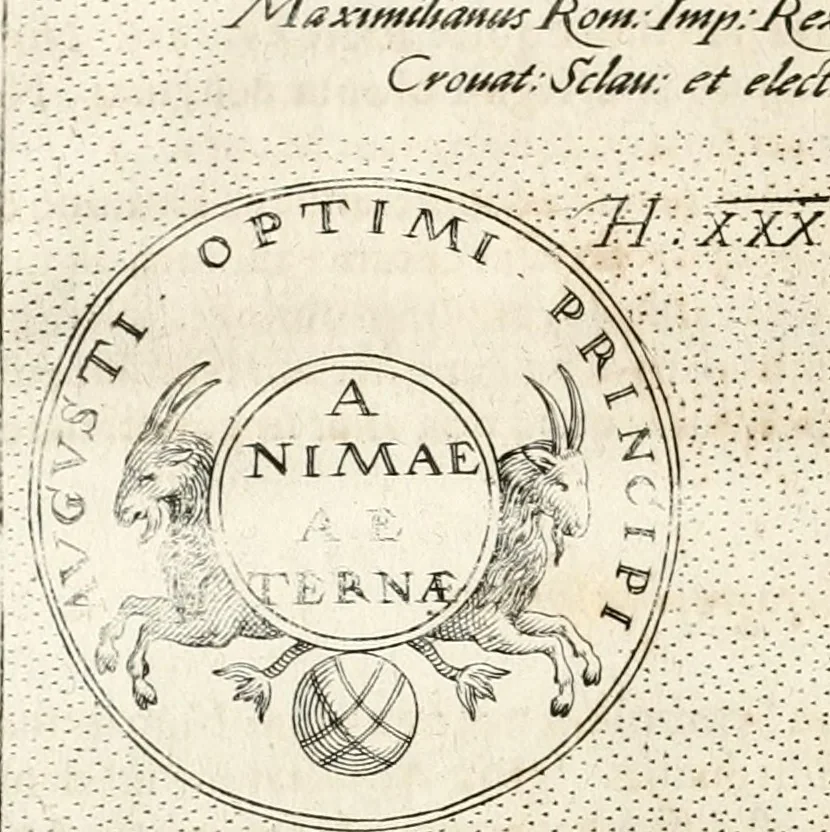 An illustration from Symbola diuina & humana pontificum, imperatorum, regum, 1652, leaf 55