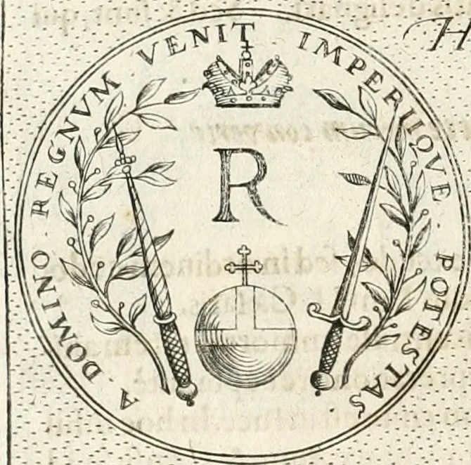 An illustration from Symbola diuina & humana pontificum, imperatorum, regum, 1652, leaf 57