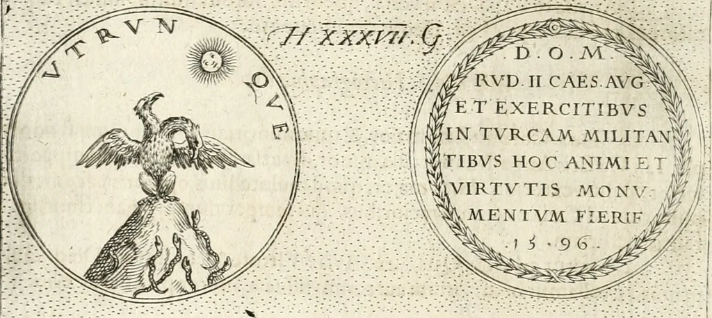An illustration from Symbola diuina & humana pontificum, imperatorum, regum, 1652, leaf 59