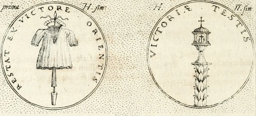 An illustration from Symbola diuina & humana pontificum, imperatorum, regum, 1652, leaf 61