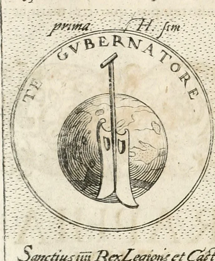 An illustration from Symbola diuina & humana pontificum, imperatorum, regum, 1652, leaf 63