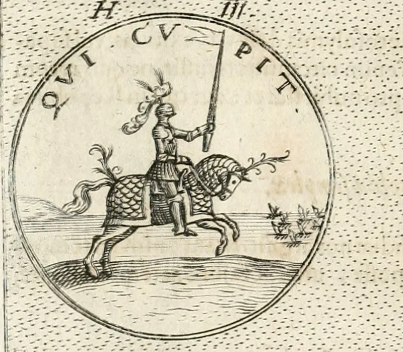 An illustration from Symbola diuina & humana pontificum, imperatorum, regum, 1652, leaf 63