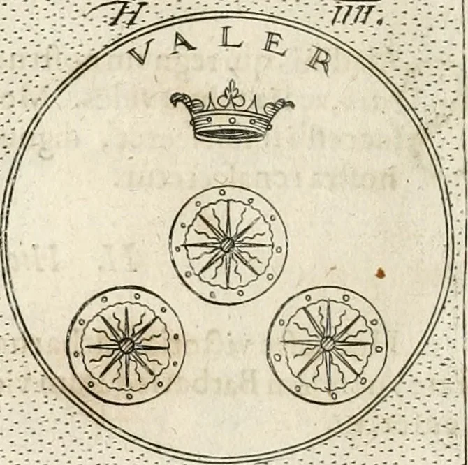 An illustration from Symbola diuina & humana pontificum, imperatorum, regum, 1652, leaf 63