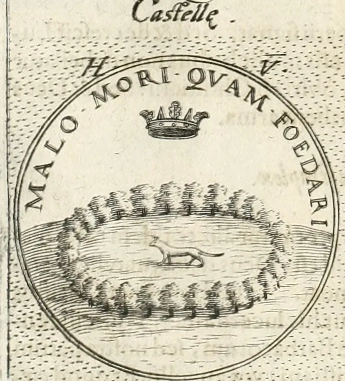 An illustration from Symbola diuina & humana pontificum, imperatorum, regum, 1652, leaf 63