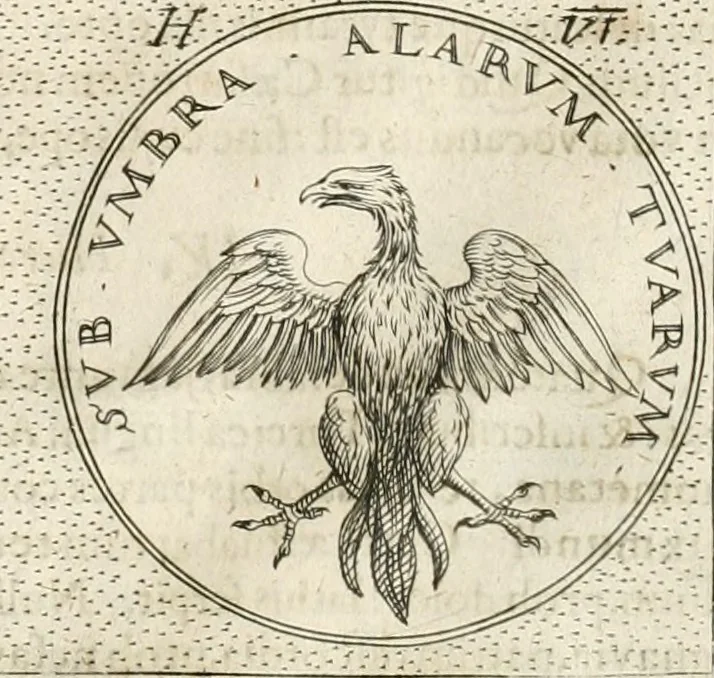 An illustration from Symbola diuina & humana pontificum, imperatorum, regum, 1652, leaf 63