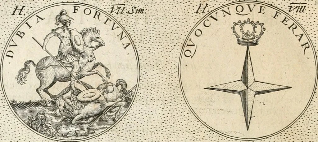 An illustration from Symbola diuina & humana pontificum, imperatorum, regum, 1652, leaf 65