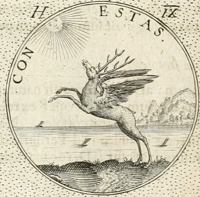 An illustration from Symbola diuina & humana pontificum, imperatorum, regum, 1652, leaf 65