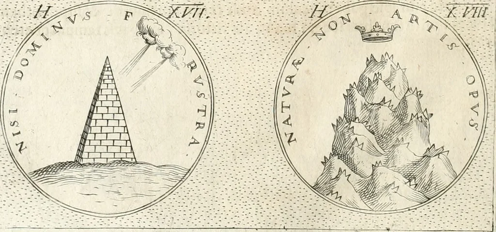 An illustration from Symbola diuina & humana pontificum, imperatorum, regum, 1652, leaf 67