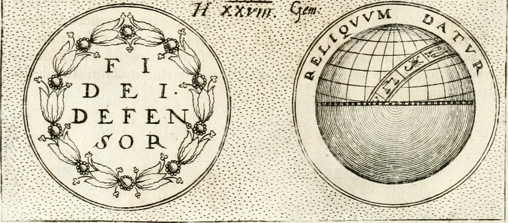An illustration from Symbola diuina & humana pontificum, imperatorum, regum, 1652, leaf 71
