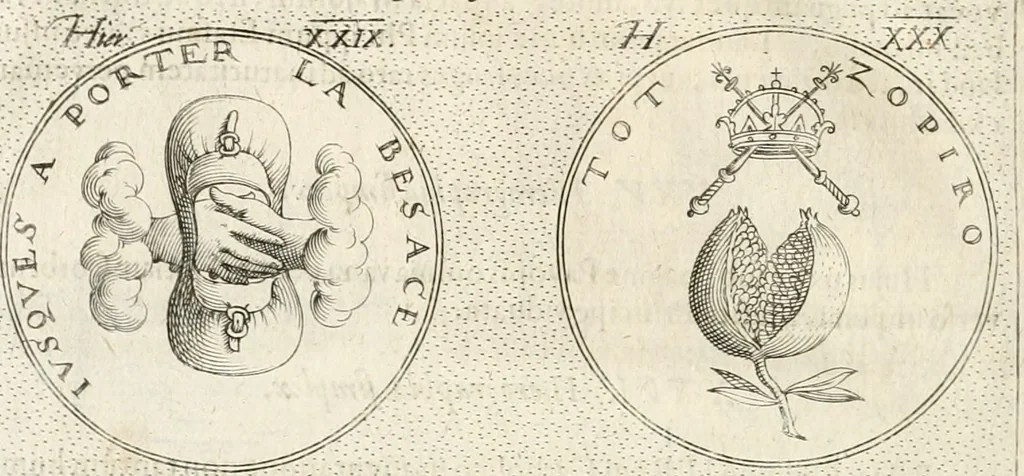 An illustration from Symbola diuina & humana pontificum, imperatorum, regum, 1652, leaf 73