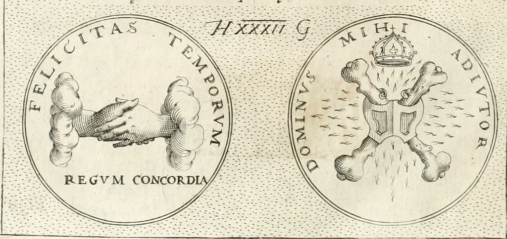 An illustration from Symbola diuina & humana pontificum, imperatorum, regum, 1652, leaf 73