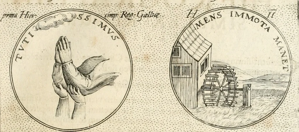 An illustration from Symbola diuina & humana pontificum, imperatorum, regum, 1652, leaf 78