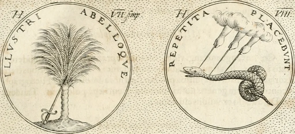 An illustration from Symbola diuina & humana pontificum, imperatorum, regum, 1652, leaf 80