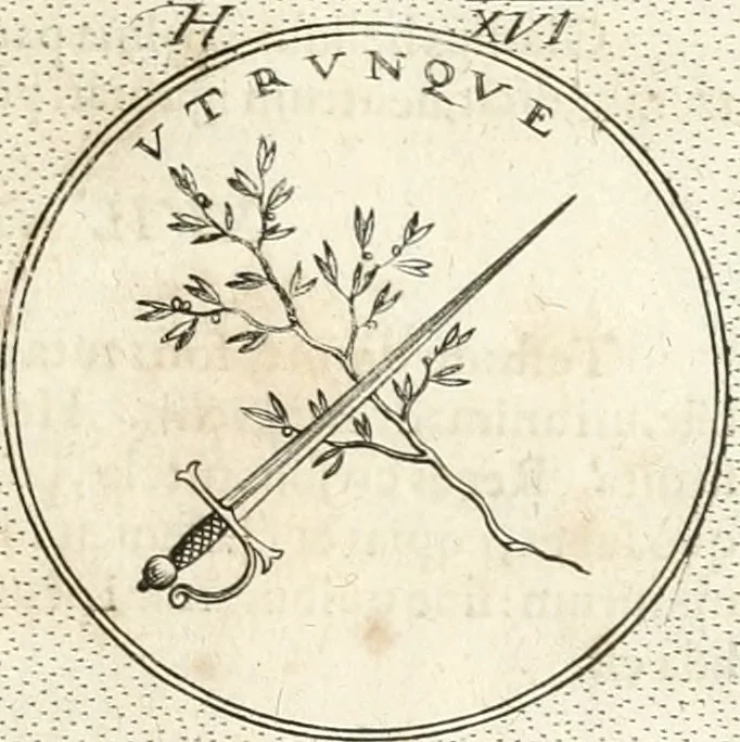 An illustration from Symbola diuina & humana pontificum, imperatorum, regum, 1652, leaf 82