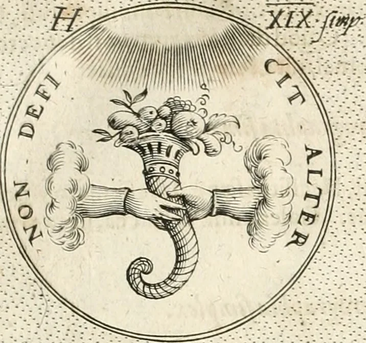 An illustration from Symbola diuina & humana pontificum, imperatorum, regum, 1652, leaf 84