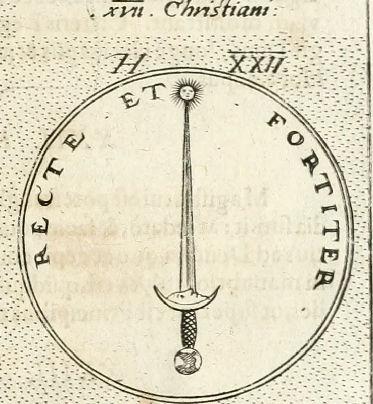 An illustration from Symbola diuina & humana pontificum, imperatorum, regum, 1652, leaf 84