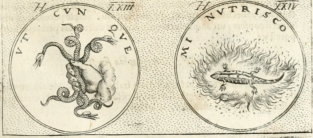 An illustration from Symbola diuina & humana pontificum, imperatorum, regum, 1652, leaf 84