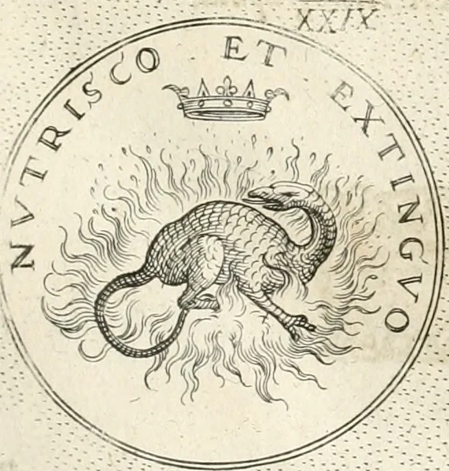 An illustration from Symbola diuina & humana pontificum, imperatorum, regum, 1652, leaf 86