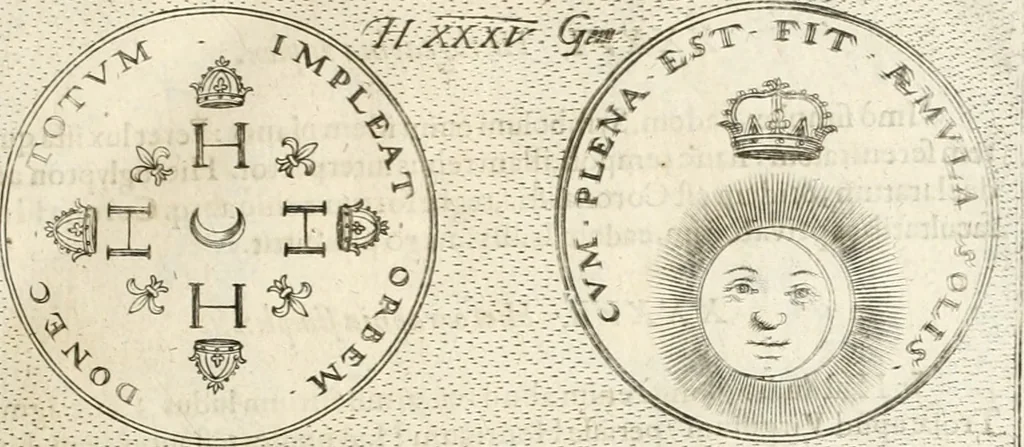 An illustration from Symbola diuina & humana pontificum, imperatorum, regum, 1652, leaf 90