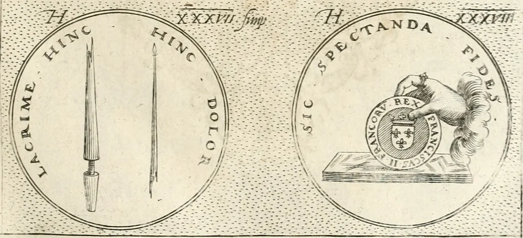 An illustration from Symbola diuina & humana pontificum, imperatorum, regum, 1652, leaf 90