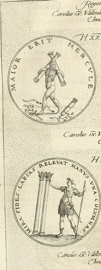 An illustration from Symbola diuina & humana pontificum, imperatorum, regum, 1652, leaf 92