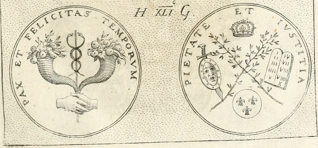 An illustration from Symbola diuina & humana pontificum, imperatorum, regum, 1652, leaf 92