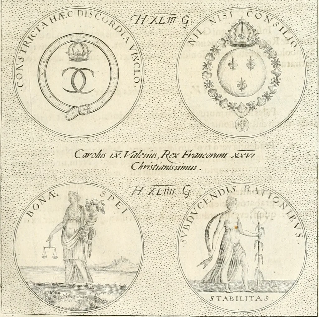 An illustration from Symbola diuina & humana pontificum, imperatorum, regum, 1652, leaf 94