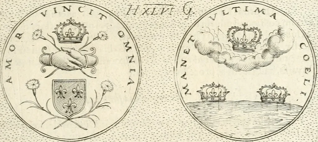 An illustration from Symbola diuina & humana pontificum, imperatorum, regum, 1652, leaf 96