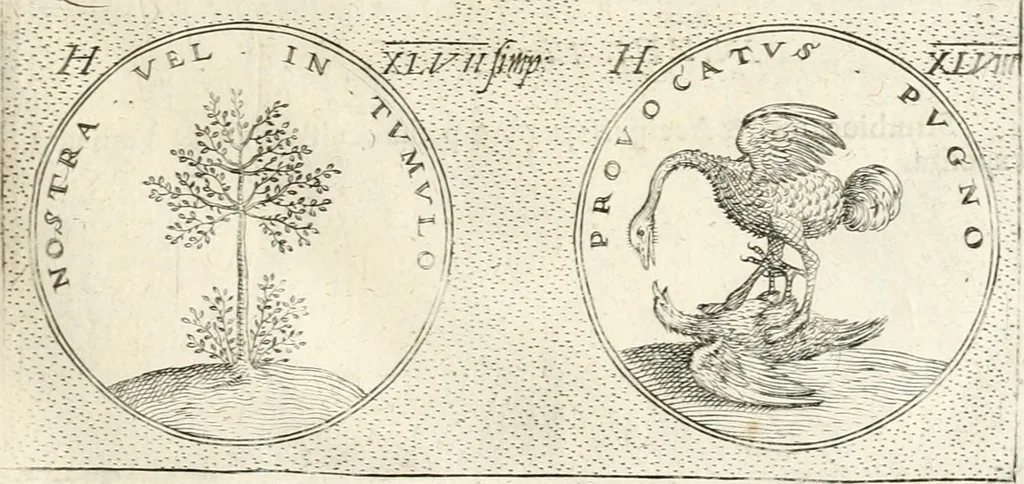 An illustration from Symbola diuina & humana pontificum, imperatorum, regum, 1652, leaf 96