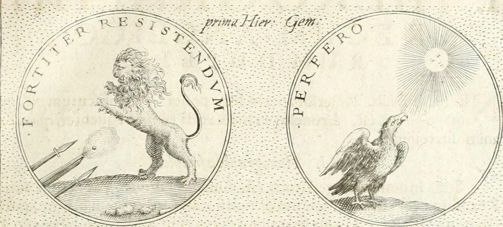 An illustration from Symbola diuina & humana pontificum, imperatorum, regum, 1652, leaf 98