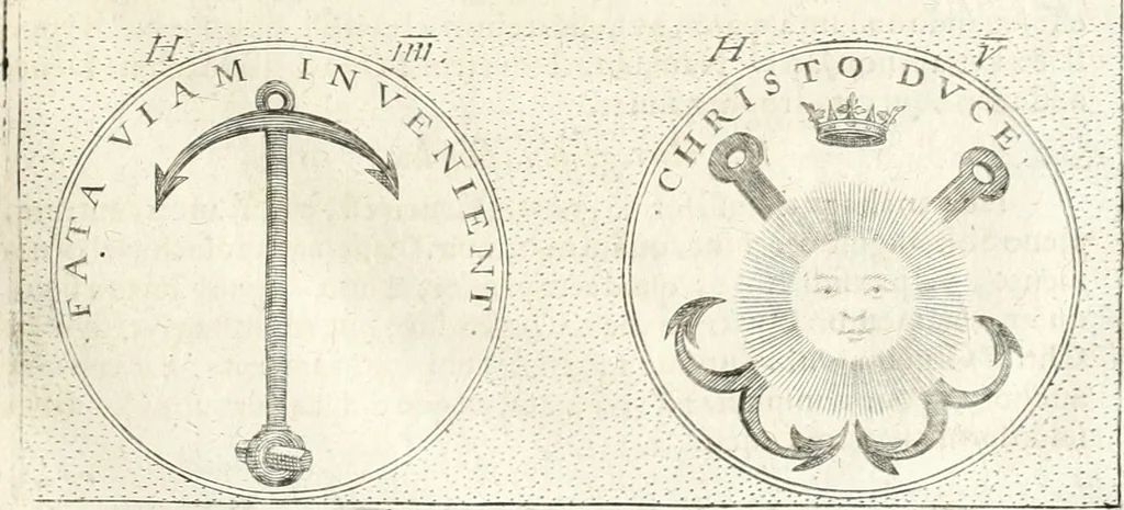An illustration from Symbola diuina & humana pontificum, imperatorum, regum, 1652, leaf 98