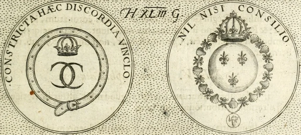 An illustration from Symbola diuina & humana pontificum, imperatorum, regum, 1601, leaf 100
