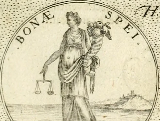 An illustration from Symbola diuina & humana pontificum, imperatorum, regum, 1601, leaf 100