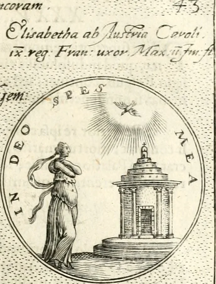 An illustration from Symbola diuina & humana pontificum, imperatorum, regum, 1601, leaf 102